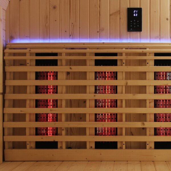 BPS-koupelny Záhradná kombinovaná sudová sauna 2v1 VANTA - Infrasauna + fínska sauna 200x200, 4-6 osôb