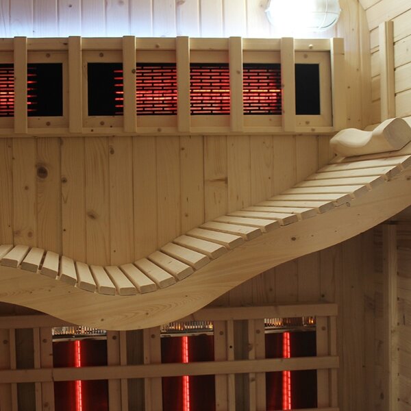 BPS-koupelny Záhradná kombinovaná sudová sauna 2v1 MOLDE A - Infrasauna + fínska sauna 180x200, 2-4 osoby