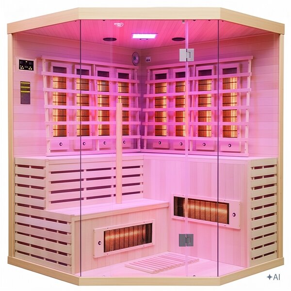 BPS-koupelny Infrasauna Relax ALTA7 180x180, 5-6 osôb