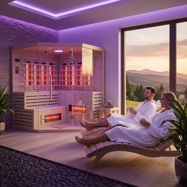 BPS-koupelny Infrasauna Relax ALTA7 180x180, 5-6 osôb