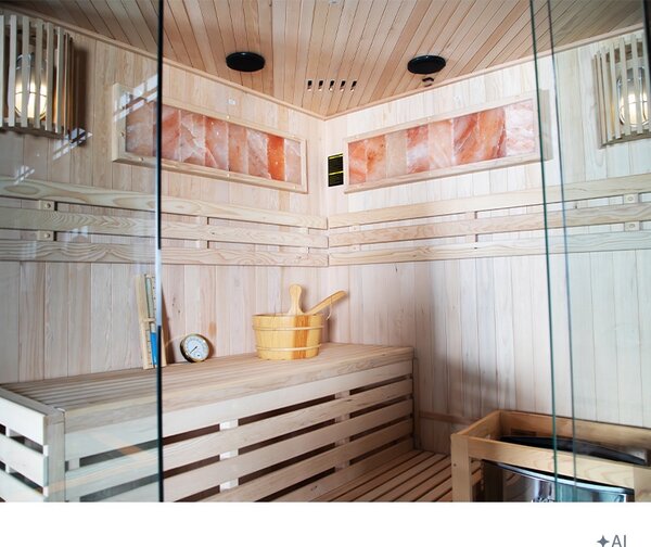 BPS-koupelny Fínska sauna Relax KEMI7 180x180, 5-6 osôb