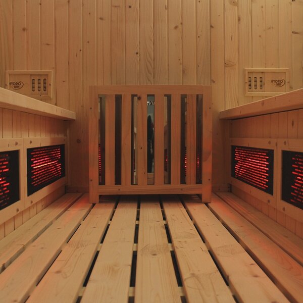 BPS-koupelny Záhradná kombinovaná sudová sauna 2v1 HAMAR - Infrasauna + fínska sauna 180x200, 4-6 osôb