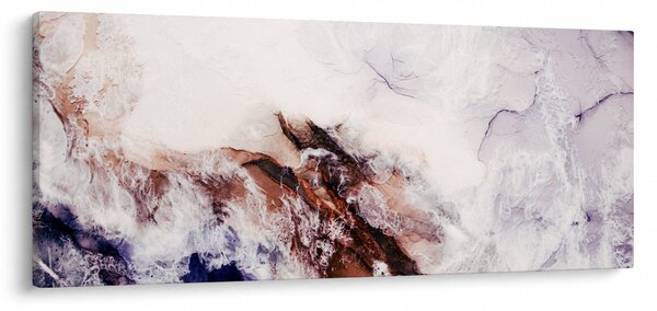 Obraz - Fialový mramor N⁰1 (120x50 cm)
