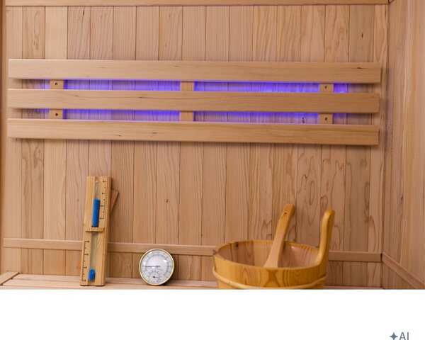 BPS-koupelny Fínska sauna Relax OSLO2 120x120, 1-2 osoby