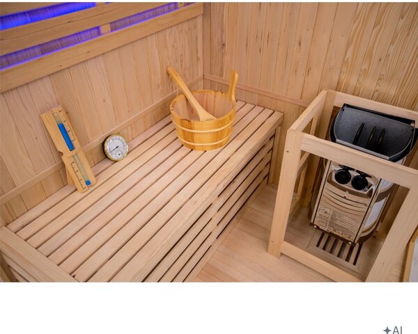 BPS-koupelny Fínska sauna Relax OSLO2 120x120, 1-2 osoby