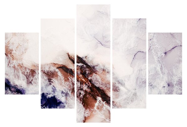 Obraz - Fialový mramor N⁰1 (150x105 cm)