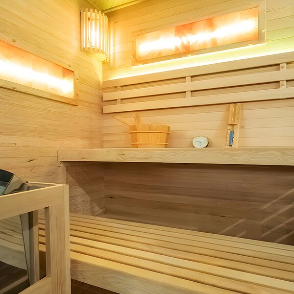BPS-koupelny Fínska sauna Relax LARK4 WD 150x150, 4-5 osôb