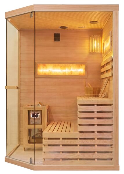 BPS-koupelny Fínska sauna Relax LARK4 WD 150x150, 4-5 osôb
