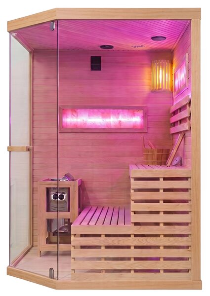 BPS-koupelny Fínska sauna Relax LARK4 WD 150x150, 4-5 osôb