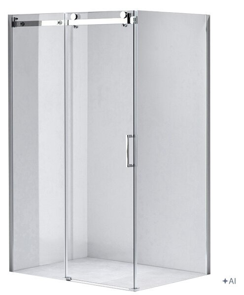 BPS-koupelny Obdĺžnikový sprchovací kút ZBD 900 120x90 cm chróm/transp. - bez vaničky