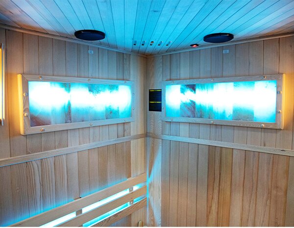 BPS-koupelny Fínska sauna Relax KEMI2 120x120, 1-2 osoby