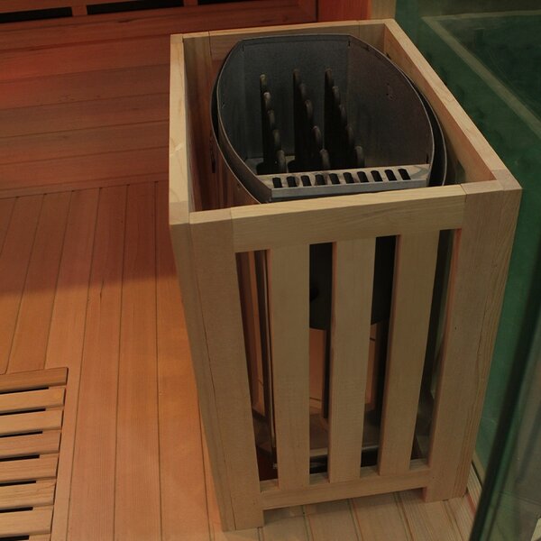 BPS-koupelny Kombinovaná sauna 2v1 MOSS2 NEW - Infrasauna + fínska sauna 200x200, 5-6 osôb