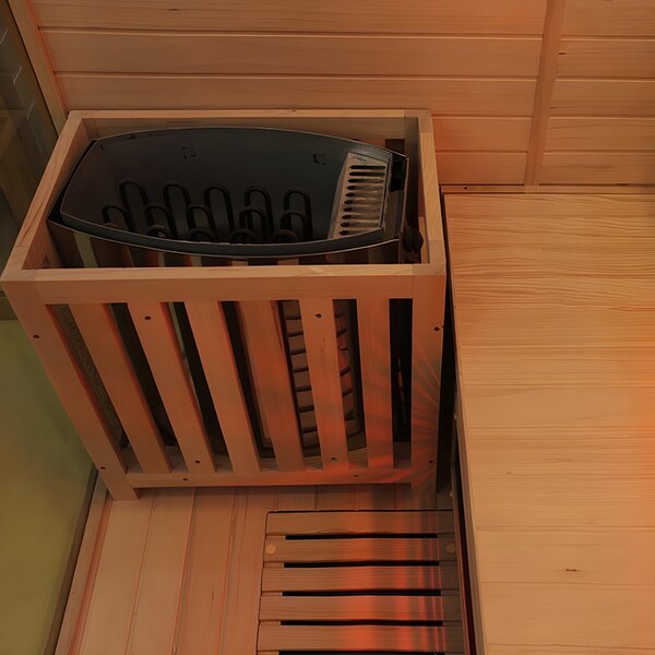 BPS-koupelny Kombinovaná sauna 2v1 MOSS1 NEW - Infrasauna + fínska sauna 150x150, 4-5 osôb