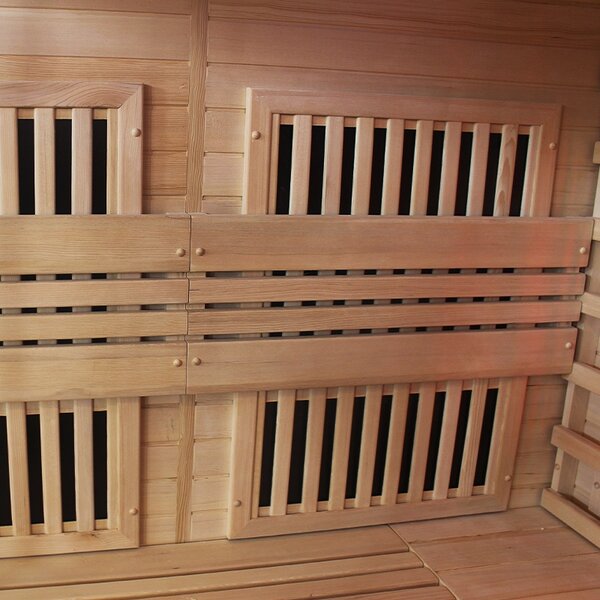 BPS-koupelny Kombinovaná sauna 2v1 HELSI1 NEW - Infrasauna + fínska sauna 180x160, 4-5 osôb