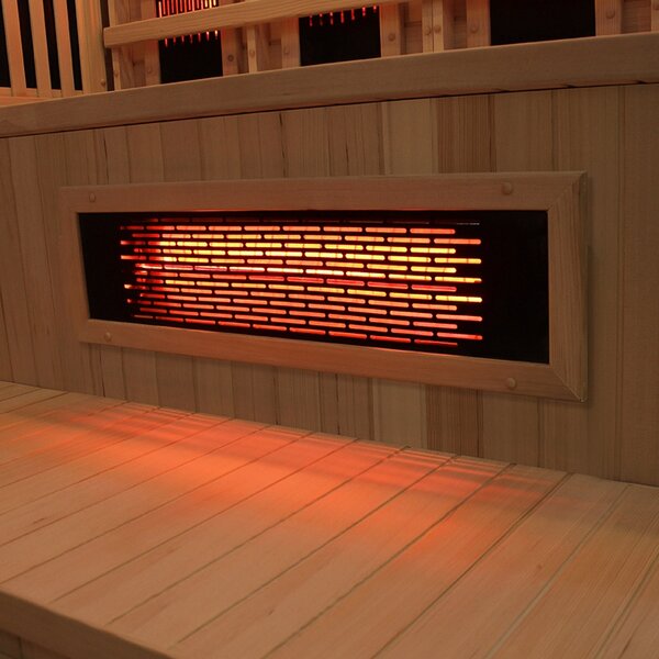 BPS-koupelny Kombinovaná sauna 2v1 MOSS1 NEW - Infrasauna + fínska sauna 150x150, 4-5 osôb