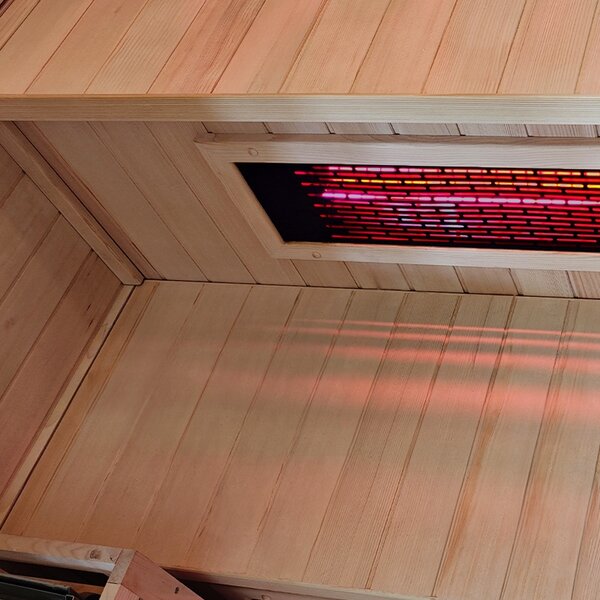 BPS-koupelny Kombinovaná sauna 2v1 MOSS1 NEW - Infrasauna + fínska sauna 150x150, 4-5 osôb