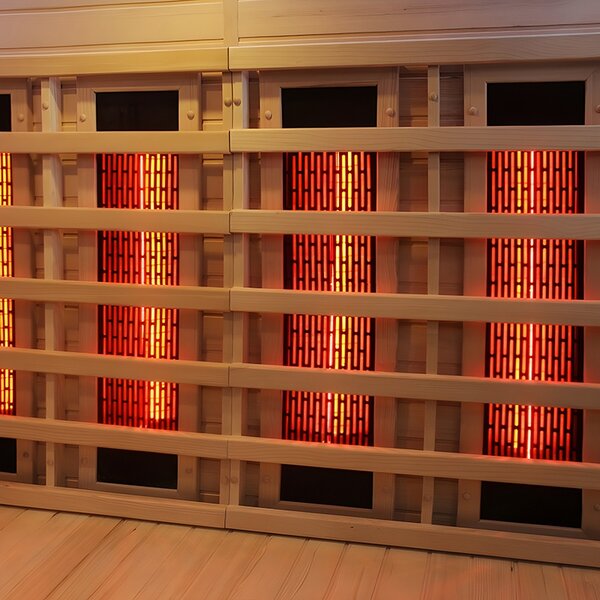 BPS-koupelny Kombinovaná sauna 2v1 MOSS1 NEW - Infrasauna + fínska sauna 150x150, 4-5 osôb