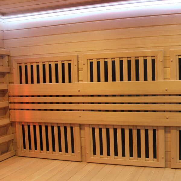 BPS-koupelny Kombinovaná sauna 2v1 MOSS2 NEW - Infrasauna + fínska sauna 200x200, 5-6 osôb