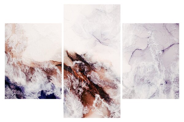 Obraz - Fialový mramor N⁰1 (90x60 cm)