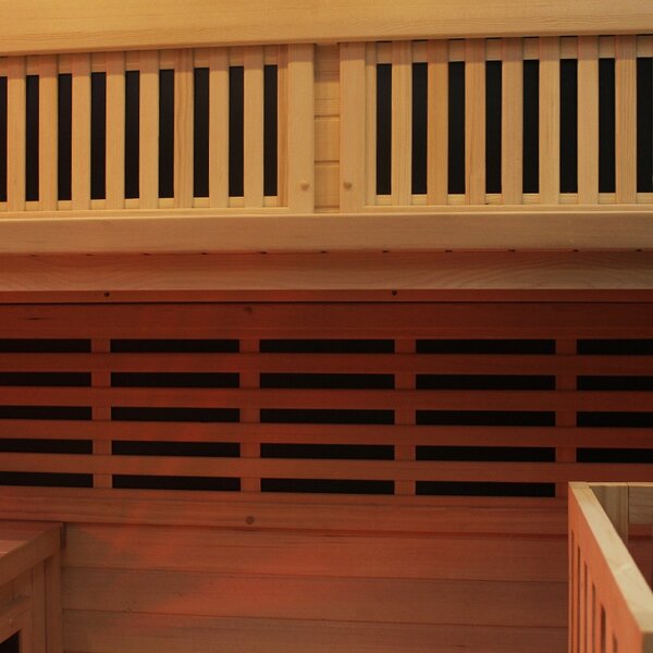 BPS-koupelny Kombinovaná sauna 2v1 MOSS2 NEW - Infrasauna + fínska sauna 200x200, 5-6 osôb