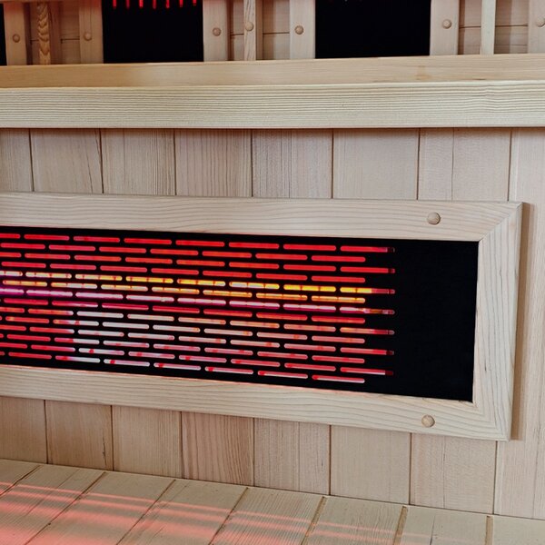 BPS-koupelny Kombinovaná sauna 2v1 MOSS1 NEW - Infrasauna + fínska sauna 150x150, 4-5 osôb
