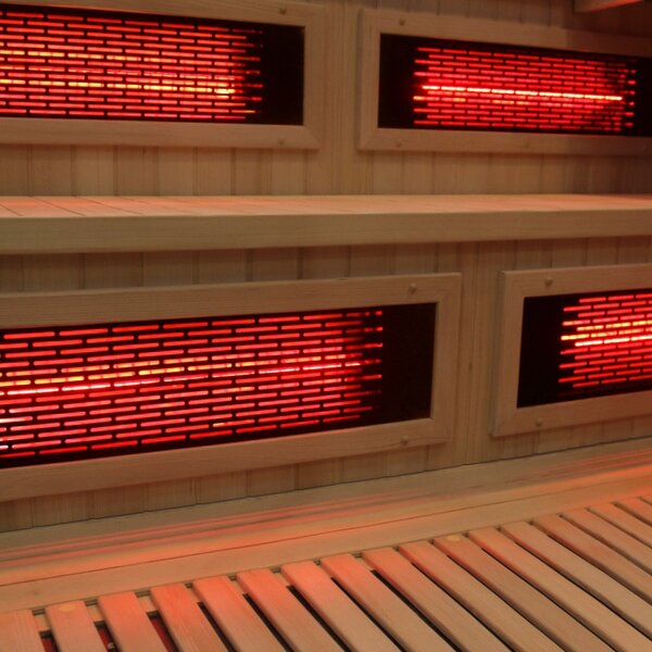 BPS-koupelny Kombinovaná sauna 2v1 MOSS2 NEW - Infrasauna + fínska sauna 200x200, 5-6 osôb