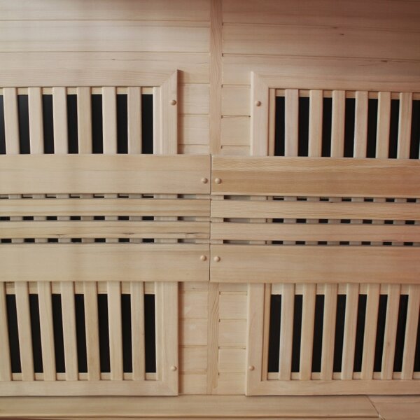 BPS-koupelny Kombinovaná sauna 2v1 HELSI2-NEW - Infrasauna + fínska sauna 200x160, 5-6 osôb