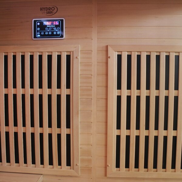 BPS-koupelny Kombinovaná sauna 2v1 HELSI2-NEW - Infrasauna + fínska sauna 200x160, 5-6 osôb