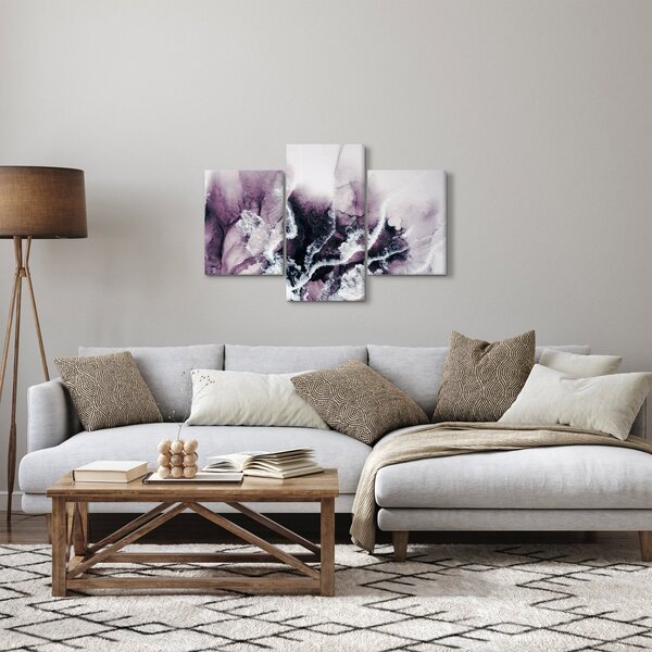 Obraz - Fialový mramor N⁰2 (90x60 cm)