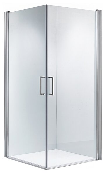 BPS-koupelny Štvorcový sprchovací kút ZES KZ29A 80x80 chróm/transparent - bez vaničky