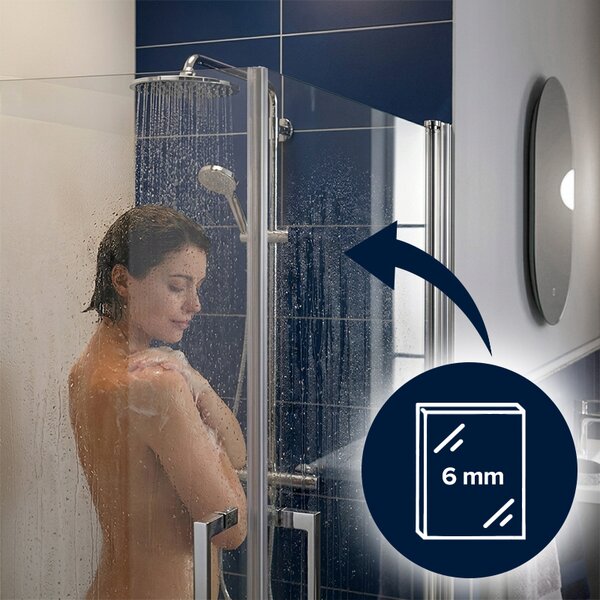 BPS-koupelny Štvorcový sprchovací kút ZES KZ29A 80x80 chróm/transparent - bez vaničky