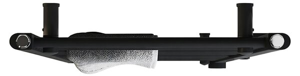 BPS-koupelny Elektrický kúpeľňový radiátor KATLA BL 250W, 50x100 cm, čierny
