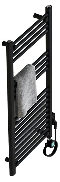 BPS-koupelny Elektrický kúpeľňový radiátor KATLA BL 250W, 50x100 cm, čierny