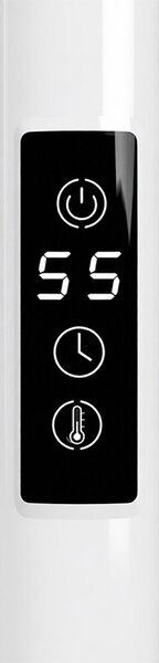 BPS-koupelny Elektrický kúpeľňový radiátor KASJAN WH 2 250W, 34,6x140,5 cm, biely
