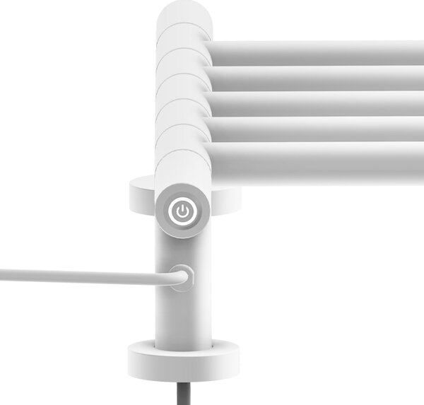 BPS-koupelny Elektrický kúpeľňový radiátor DORIAN WH 1 230W, 51,6x62,2 cm, biely