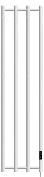 BPS-koupelny Elektrický kúpeľňový radiátor KASJAN WH 2 250W, 34,6x140,5 cm, biely