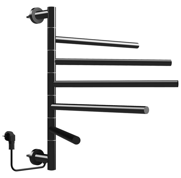 BPS-koupelny Elektrický kúpeľňový radiátor DORIAN BL 1 230W, 51,6x62,2 cm, čierny