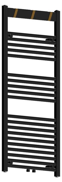 BPS-koupelny Kúpeľňový radiátor YASUR BL 2 494W, 50x120 cm, čierny