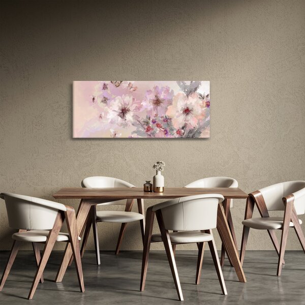 Obraz - Umelecká koláž s motýľmi (120x50 cm)