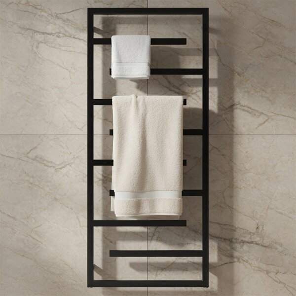 BPS-koupelny Kúpeľňový radiátor ANIKA BL 2 445W, 60x138 cm, čierny