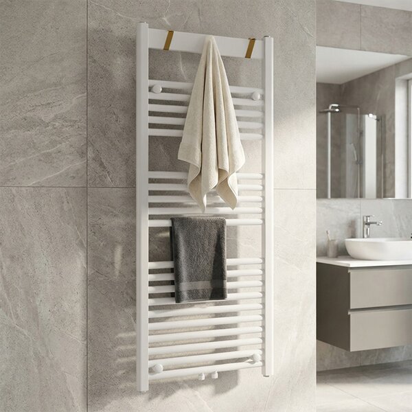 BPS-koupelny Kúpeľňový radiátor YASUR WH 2 494W, 50x120 cm, biely
