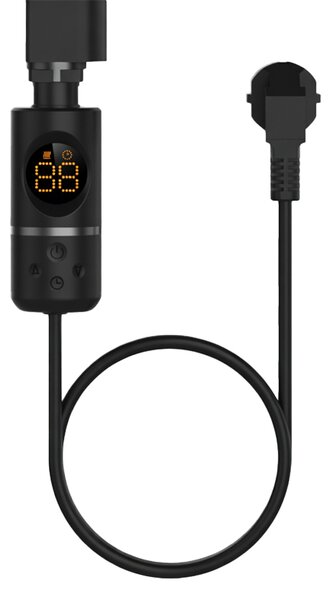 BPS-koupelny Elektrický kúpeľňový radiátor MANAM BL 300W, 40x50 cm, čierny