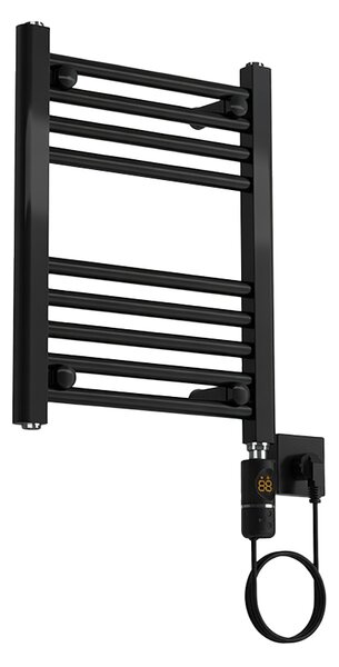 BPS-koupelny Elektrický kúpeľňový radiátor MANAM BL 300W, 40x50 cm, čierny