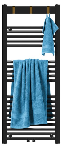 BPS-koupelny Kúpeľňový radiátor YASUR BL 2 494W, 50x120 cm, čierny