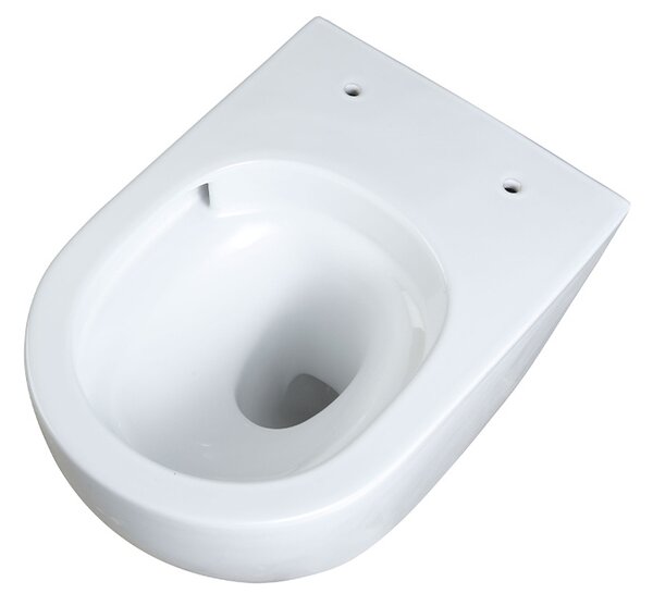 BPS-koupelny Závesná WC misa so SoftClose sedadlom MIZU WH TR 02, biela