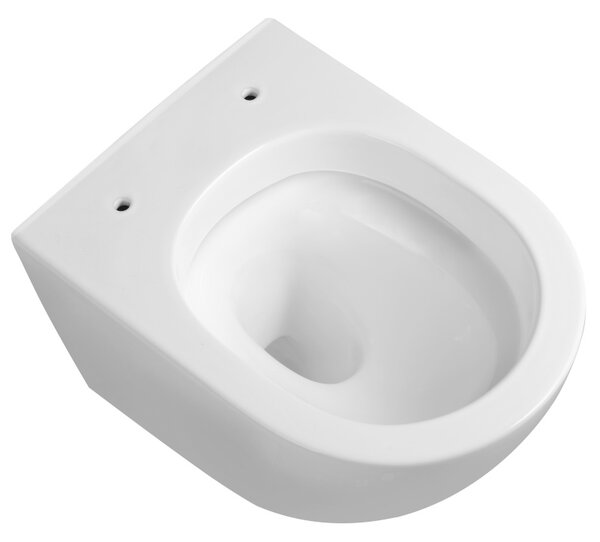 BPS-koupelny Závesná WC misa so SoftClose sedadlom FLOW WH TR 02, biela