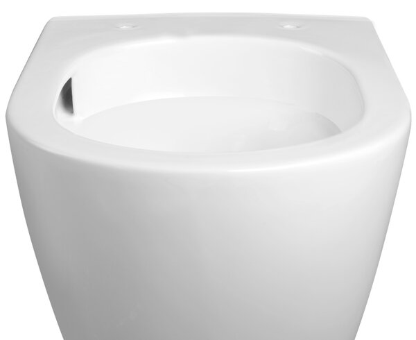 BPS-koupelny Závesná WC misa so SoftClose sedadlom FLOW WH TR 02, biela