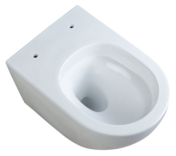 BPS-koupelny Závesná WC misa so SoftClose sedadlom MIZU WH TR 02, biela