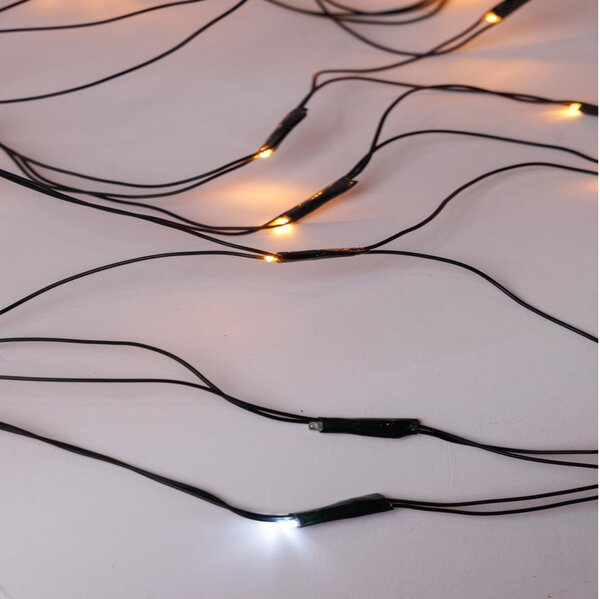 LED vonkajší záves NET 240xLED/7,2W/230V 1,5x2 m IP44 teplá biela