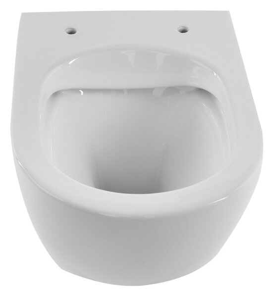 BPS-koupelny Závesná WC misa so SoftClose sedadlom PURO WH 02, biela